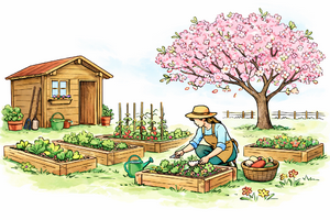 Jardin potager couleur2 300x200