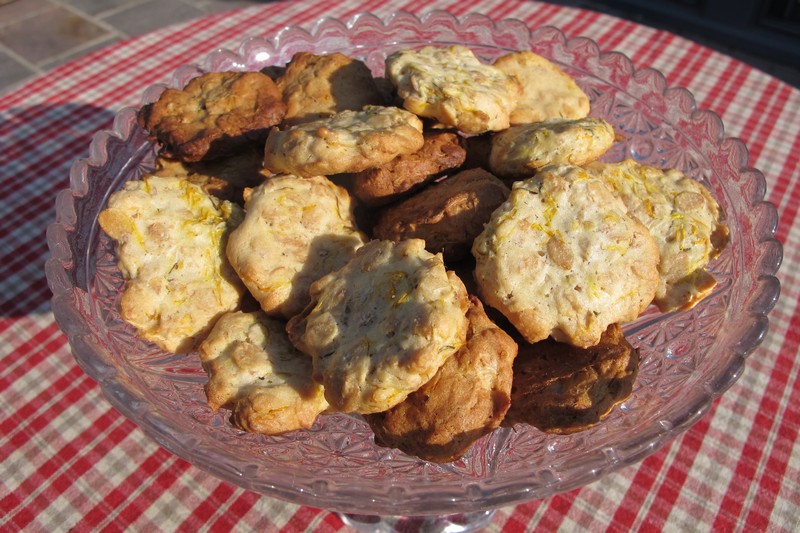Cookies aux fleurs de pissenlit